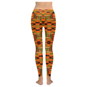 Kente 5 Low Rise Leggings (Invisible Stitch) (Model L05)