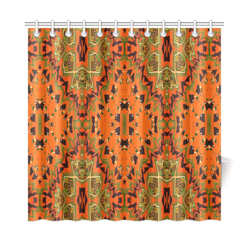 Kente 9 Shower Curtain 72