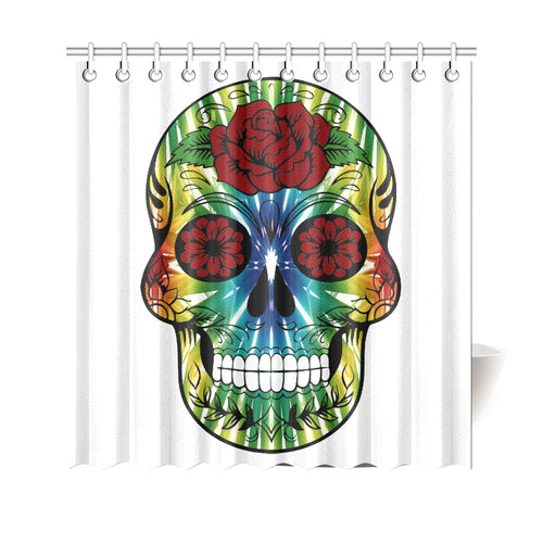 skull 13 Shower Curtain 69