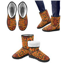 Load image into Gallery viewer, Kente 8 Custom High Top Unisex Snow Boots (Model 047)