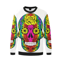 Load image into Gallery viewer, skull 11 Men&#39;s Oversized Fleece Crew Sweatshirt/Large Size(Model H18)