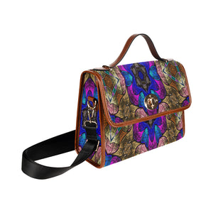 fractal 50 aa Waterproof Canvas Bag/All Over Print (Model 1641)