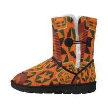 Load image into Gallery viewer, Kente 8 Unisex Single Button Snow Boots (Model 051)