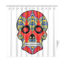 Load image into Gallery viewer, skull 8 Shower Curtain 72&quot;x72&quot;